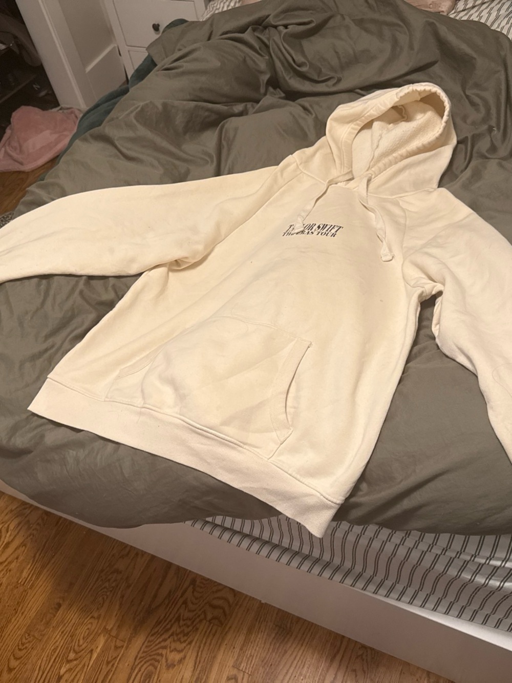 Taylor Swift Cream Hoodie From Eras Tour
